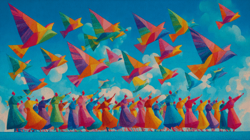 volo gioia danza